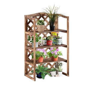 <span class=keywords><strong>Support</strong></span> à fleurs, étagère à plantes, 3 niveaux, carré, en bois de sapin, écologique, durable, décoration d'intérieur, <span class=keywords><strong>support</strong></span> pour plantes - Product Image 2