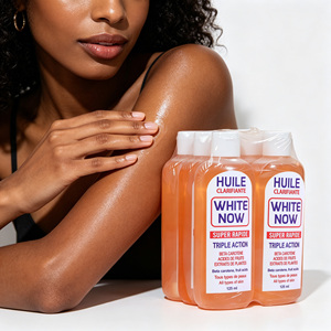 Olio Corpo Liquido Carrot HUILE CLARIFIANTE <span class=keywords><strong>WHITE</strong></span> <span class=keywords><strong>NOW</strong></span> Biologico Extra Peeling Sbiancante per Viso e Corpo con Vitamina C e Aloe Vera - Product Image 1