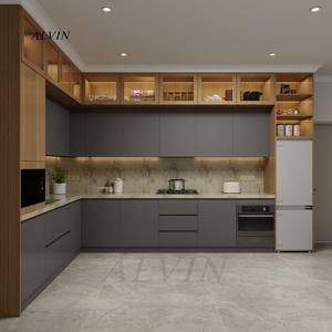 Meuble de <span class=keywords><strong>cuisine</strong></span> moderne blanc RTA prêt à assembler avec système Silent Close pour rénovation de la maison - Product Image 2