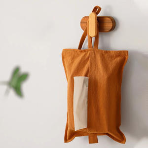 Cotton Road - Funda para caja de pañuelos de algodón puro, color caramelo, portátil, multiusos, para el hogar, el coche, verano 2023 - Product Image 2