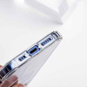 Porte-carte en cuir PU pour magnétisme multipolaire étui de sécurité magnétique transparent téléphone pour <span class=keywords><strong>iPhone</strong></span> 12 13 14 15 16 couverture de téléphone - Product Image 4