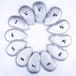 Équipement <span class=keywords><strong>de</strong></span> protection pour sport, 5/12 pièces, couvre-tête en cuir PU composite, convient au travail, polissage <span class=keywords><strong>de</strong></span> golf, en fer, anti-rayures, pour <span class=keywords><strong>conducteur</strong></span> - Product Image 3