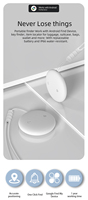Anto Alert GPS Navigation Smart Tag Portable Rechargeable avec une autonomie prolongée de la batterie Google Find My Remote Control Made Plastic