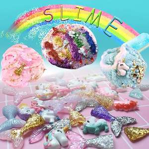 Gran oferta, 70 Uds., proveedor <span class=keywords><strong>de</strong></span> limo DIY, cuentas <span class=keywords><strong>de</strong></span> espuma, cuentas <span class=keywords><strong>de</strong></span> pecera, sirena, unicornio, abalorios <span class=keywords><strong>de</strong></span> limo, Kit <span class=keywords><strong>de</strong></span> suministros <span class=keywords><strong>de</strong></span> limo brillante - Product Image 6