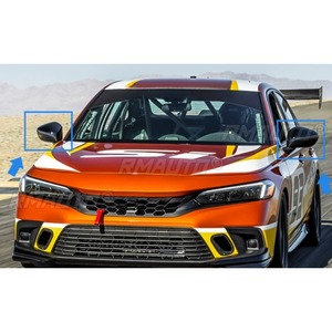 Coques de protection pour rétroviseurs latéraux de voiture, capuchons de rétroviseurs pour Honda Civic 11e génération, kit carrosserie, accessoires auto - Product Image 3