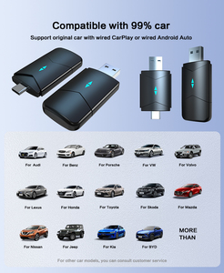 Nuevo Adaptador Inalámbrico 2 en 1 para <span class=keywords><strong>CarPlay</strong></span> y Android Auto con 1 Año de Garantía para la Mayoría de los Vehículos - Product Image 6