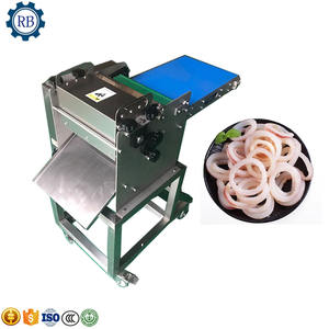 Cortadora Automática de Pescado Fresco o <span class=keywords><strong>Congelado</strong></span>, Máquina Cortadora y Rebanadora de Anillos de Calamar para el Procesamiento de Pescado - Product Image 6