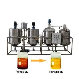 RBD maleisie máquina refinada de aceite de palma Máquina refinadora de aceite de maíz máquina refinada aceite sunflwer