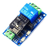#63194 ESP8266 Módulo de sensor de relé WiFi de 1 vía, interruptor de control remoto para el hogar inteligente, aplicación inalámbrica WIFI para teléfono ESP01 Kits