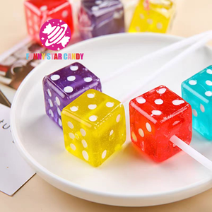 מפעל קוביה מותאם אישית קוביה lollips סיטוני פירותי בטעם פרותי מרובע צורה ממתקים קשה סוכריה - Product Image 4