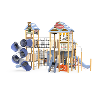 Équipement de terrain de jeu extérieur pour enfants à bas prix, grand parc de divertissement pour enfants, parc de jeux pour enfants avec toboggan