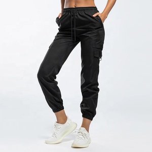 Women's Casual Regular Fleece Windproof Sports Jogger Pants Elastic Waist <b>Tracksuit</b> Bottoms Trousers with Pockets - Product Image 1