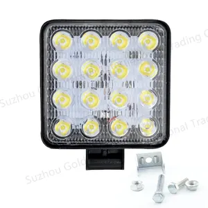 Dahua 700 7Inch 18W 27W 40W Cob Flood Tractor Off Road Truck Auto Mistlamp strobe Led Werk Voor Offroad