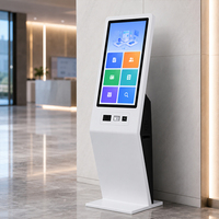 Kiosque tactile Android 12 TouchWo 15,6'' 21,5'' 32'' 43'' avec imprimante NFC et SDK - sur pied