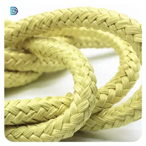 Flame Retardant Static Kevlars Rope Climbing Price Rope Pure Double Braided Fire Spinning 2mm 3mm Kevlars Rope For Escape