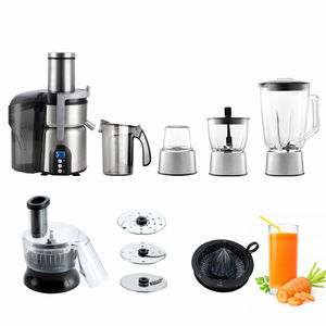 Presse-agrumes et presse-agrumes professionnel multifonctionnel 6 en 1, avec moteur puissant, extracteur de jus frais, nourriture pour bébés, 5 vitesses - Product Image 1