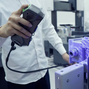 Chất lượng cao điều khiển một tay màu đen quét khu vực hẹp Máy quét <span class=keywords><strong>laser</strong></span> 3D - Product Image 2