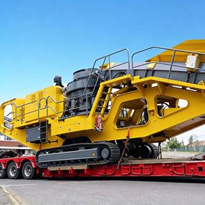 Estación de cribado móvil sobre orugas (LMCS) con criba vibratoria + alimentador + cinta transportadora, planta de trituración de rocas y piedras con transferencia flexible - Product Image 1