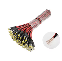 Câble de prise d'alimentation de connecteur d'alimentation Cctv 12v Dc5521power avec prise d'injecteur mâle/femelle 5.1x2.1mm avec queue de cochon pour équipement de surveillance