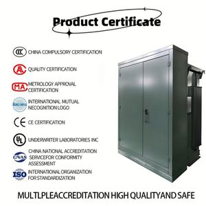 Transformador de Distribuição Montado em Base com Certificação UL 50/60HZ 3 Fases 500KVA 1500KVA 2000KVA 1000KVA para Equipamentos Industriais - Product Image 2