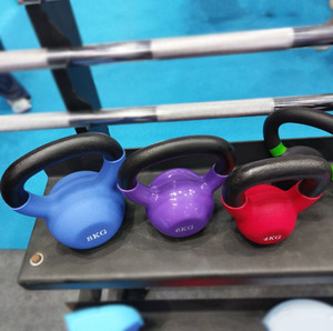 Ensemble de Kettlebells en Fonte pour Compétition de Musculation, Vente en Gros, 6KG, 8KG, 10KG, 24KG, 32KG, Kettlebells en Néoprène - Product Image 2