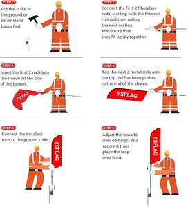 علم الحلاق المخصص عالي الجودة للمناسبات التجارية الخارجية والعروض الترويجية ومتاجر الحلاقة أعلام ولافتات ترويجية - Product Image 5