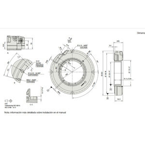 Encodeur d'angle absolu Fagor série H2A-D200, plage de mesure 10N, usage industriel - Product Image 1