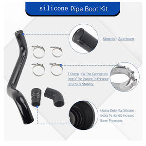 Kit de tuyau de radiateur turbo, refroidisseur d'air, intercooler, tuyau d'admission, kit BOOT, OEM/ODM, couleur/taille/forme U/<span class=keywords><strong>L</strong></span>/T personnalisée, tuyau de moteur - Product Image 5