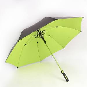 مظلة ملونة مقبض الألياف 27 بوصة 8k مزدوجة الفينيل مظلة 2 شخص سيارة الإعلان مظلة الغولف شعار مخصص - Product Image 4