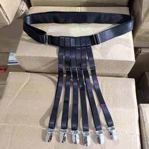 Porte-chemises pour femme à 4 <span class=keywords><strong>ou</strong></span> 6 pinces métalliques, élastique réglable, facile à porter, pour la tenue - Product Image 3