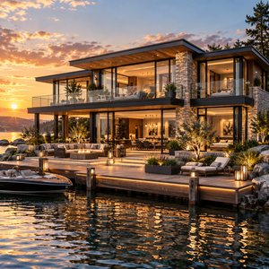 Maison modulaire à assembler rapidement et à faible coût, design moderne de luxe en acier léger, structure en acier préfabriquée, villa de luxe, maison de luxe - Product Image 2
