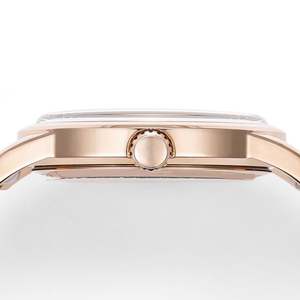 Elegante Reloj de Vestir con Números Romanos Antiguos para Hombre, con Esfera de Agujas, Caja de Acero Inoxidable Negra, Correa de Cuero, Reloj de Cuarzo - Product Image 5