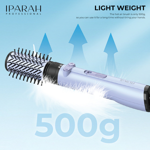 مجفف شعر كهربائي احترافي دوار 2 في 1 من IPARAH P-269-2 مع فرشاة تصفيف الشعر بقوة 1000-1200 واط للفنادق - Product Image 3