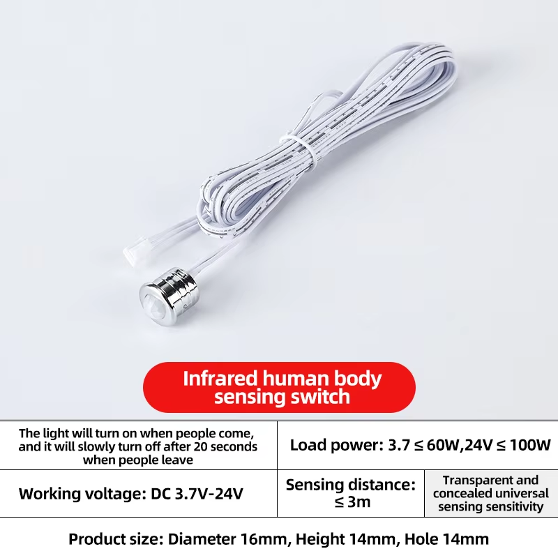 LED Inductive Touch Switch Smart Home 12V Multi-scene Use for Corridors and Wardrobes