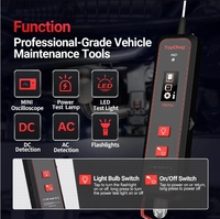 Jdiag TopDiag P50 Pro Mini Oscilloscope Testeur de Circuit Auto 12 24V Système de Circuit Détecteur Électrique pour Outil de Diagnostic Automobile