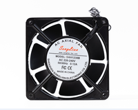 Ventilateur axial AC/DC 12038 200x200x60 24V 12V à pales en plastique, ventilateur de refroidissement d'air, type turbo, équipement de refroidissement industriel