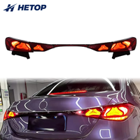 Feu arrière HETOP W206 2021-2025 Classe C, clignotant LED amélioré, feu de recul, accessoires de feux arrière les plus récents, modifiés pour Mercedes-Benz