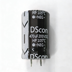 Condensateur électrolytique en aluminium DS Con <span class=keywords><strong>Snap</strong></span>-in 200V470UF 22*35mm Tolérance 20% Source directe Usine Chine Haute Température - Product Image 1