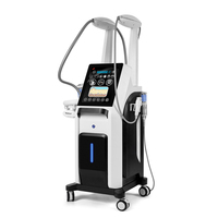 Machine amincissante multifonctionnelle avec 5 poignées, liposuccion par aspiration, masseur à rouleaux 360° pour le raffermissement de la peau du visage et du corps