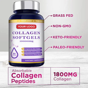 Hot Selling Whitening Afslankende <span class=keywords><strong>Softgel</strong></span> Capsules Glutathion Collageen 10000 Mg Gehydrolyseerd Collageen - Product Image 3