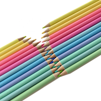 Ensemble de papeterie pour enfants, crayons de couleur à pointe en forme de cœur, marque OEM Jiangxi, emballage personnalisé pour la certification, crayons de couleur Lapis De Cor