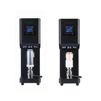 Machine de scellage semi-automatique de haute qualité pour petites boîtes, idéale pour sceller les boissons et les aliments avec un couvercle à ouverture facile.