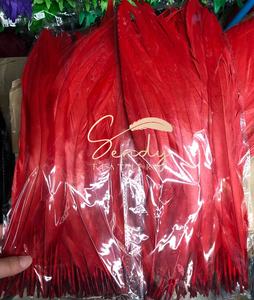 35-40cm Coq Plume Queue De Poulet Plume Cocktail Coque Plumas De Gallo Plumes Coqs pour Pêche Mouches Carnaval Décor - Product Image 2