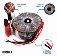 Transformateur onduleur toroïdal HONG XI 15KVA 100% cuivre haute performance pour usage solaire, UPS et industriel