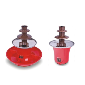 Fuente de Chocolate Comercial Pequeña de Sobremesa con 4 Niveles en Forma de Hoja para Restaurante o Cafetería - Product Image 2