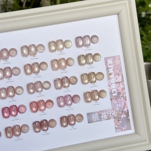 Lot de vernis gel magnétique effet œil de chat Moon Light 24 couleurs, gel UV cristal <span class=keywords><strong>9D</strong></span>, vernis à ongles œil de chat, vente en gros - Product Image 4