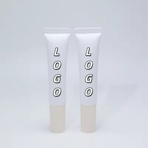 Tubes de baume à lèvres en silicone à presser, emballages souples en plastique, logo personnalisé, huile à lèvres, gloss à lèvres, applicateur en plastique - Product Image 1