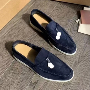 <span class=keywords><strong>Scarpe</strong></span> Casual da <span class=keywords><strong>Uomo</strong></span> in Vera Pelle di Vacchetta, Nuova Moda, Mocassini in Pelle Scamosciata Senza Lacci - Product Image 5