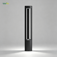 Lampe de balise de jardin en alliage d'aluminium LED DC/AC, étanche IP65, à économie d'énergie, pour aménagement paysager, fournie directement par l'usine