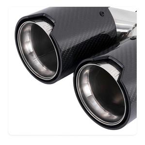 Accessoires universels pour voitures <span class=keywords><strong>BMW</strong></span> M2 F87/<span class=keywords><strong>M3</strong></span> F80/M4 F82, embout d'échappement en acier carbone - Product Image 3